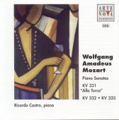 Ricardo Castro - Mozart: Piano Sonatas KV 330/331/332