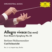 Berliner Philharmoniker & Carl Schuricht - Mozart: Symphony No. 34  In C, KV 338: I. Allegro vivace