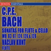 Vaclav Kunt - Carl Philip Bach: Sonatas for Flute Violoncello Wq. 83, 87, 124, 126 & 128